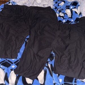 SHEIN Black Leggings for Women-2pr 2x